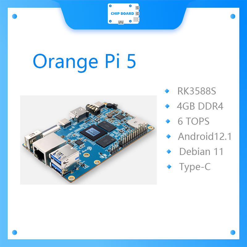 Orange Pi 5 Plus 16Gb - Turuncu Pi 5 4GB RK3588S,PCIE modülü