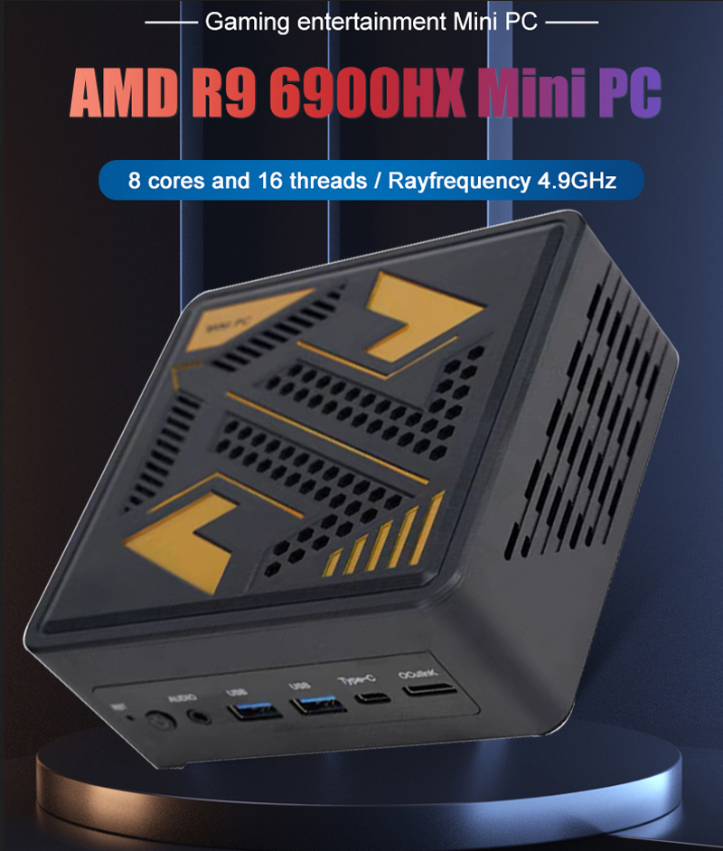 Amd Ryzen 9 7940Hs 64Gb Mini Pc - AMD Mini Bilgisayar Oyuncu Ryzen 9