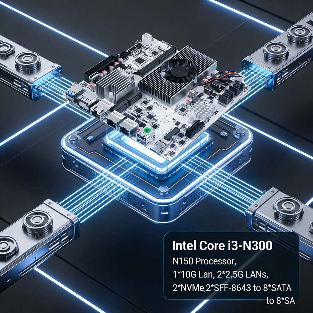 8-Bay NAS Mini ITX Anakart Int - Nas Motherboard 8 Sata Mini Itx incelemesi ve fiyatı