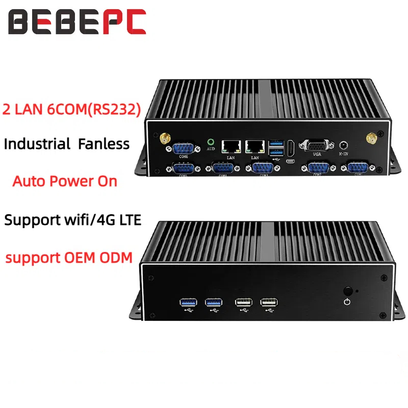 Mini Endüstriyel PC Fansız Çif - Fanless Industrial Pc Rs485 Core I7 incelemesi ve fiyatı